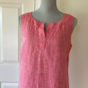 Talbots Linen Sleeveless Dress Size 6 petite